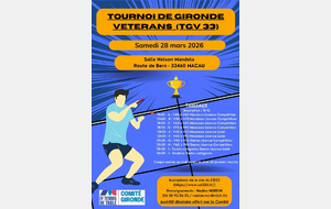 Tournoi de Gironde Vétérans