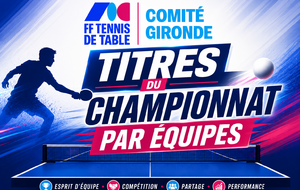 Titres Championnat par équipes