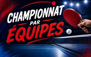 Poules Championnat par équipes 26.27 phase 1