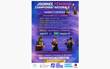 Journée Féminine ASVTT + Championnat Nationale 2 Dames
